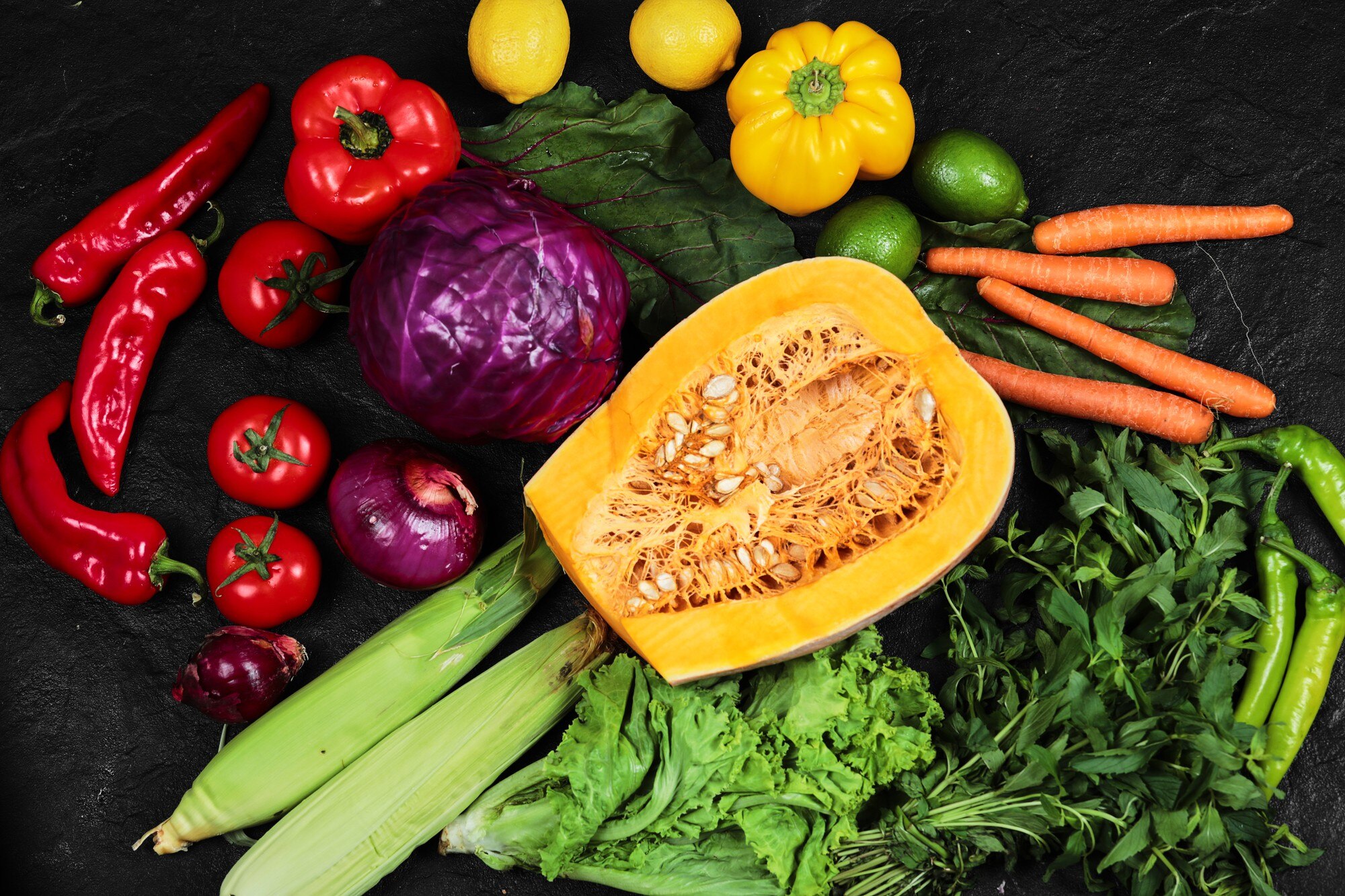Variedad de vegetales